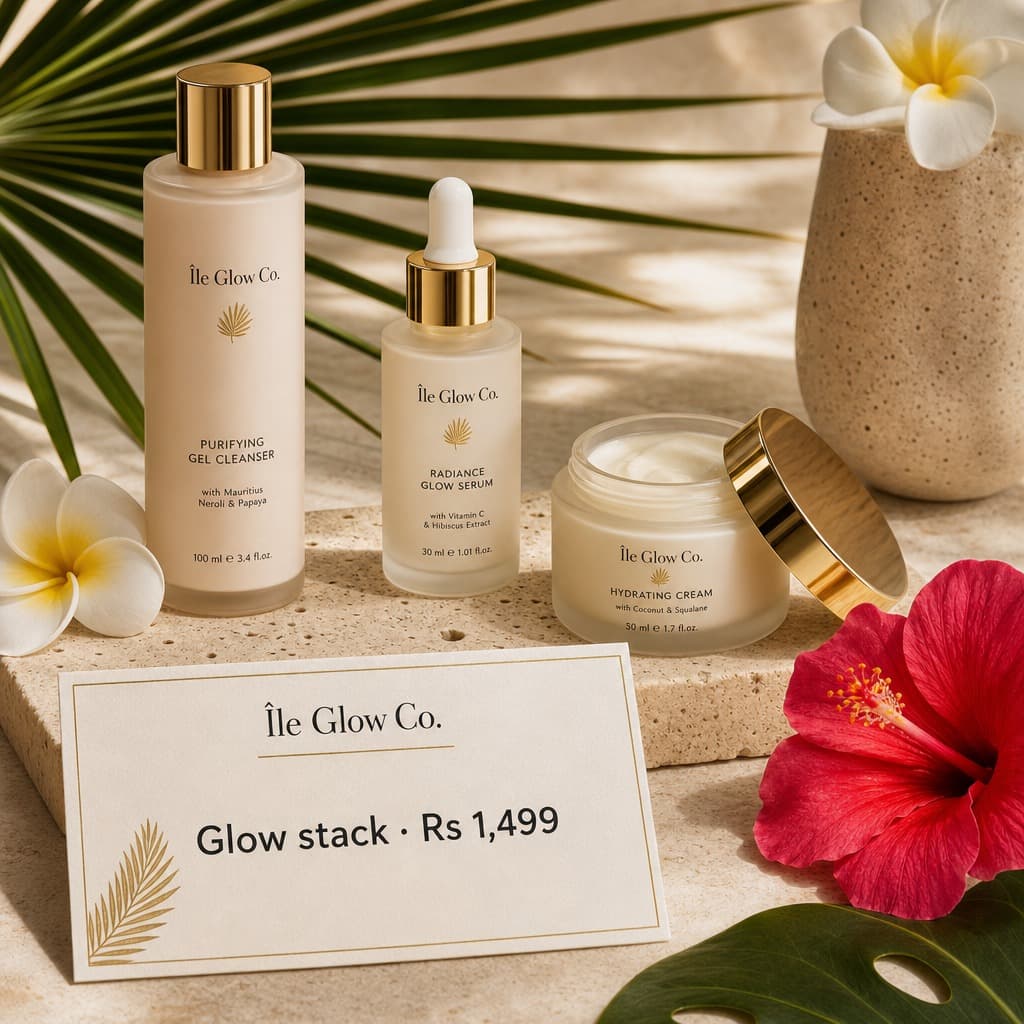 Skincare · flat-lay