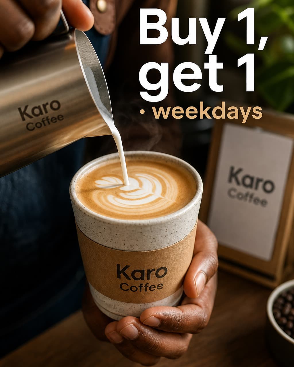 Coffee shop · barista pour
